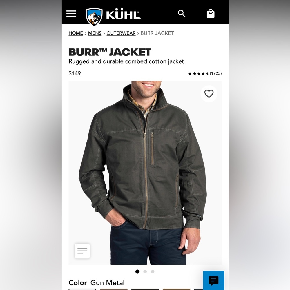 Men's Kuhl Burr jacket - Picture 4 of 4